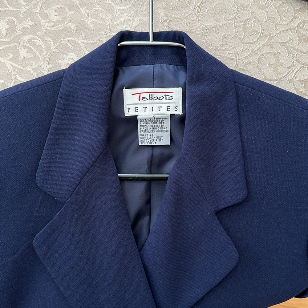 Talbots Double Breasted Lined Suit Jacket Matchin… - image 2